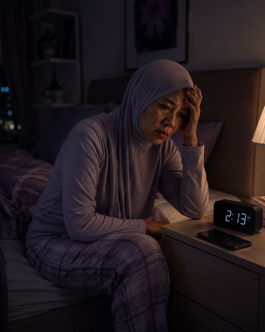 Terjaga lewat malam